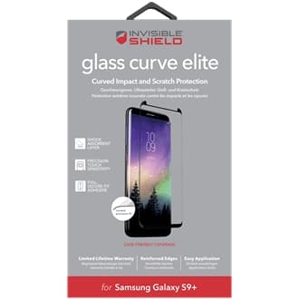 Zagg InvisibleSHIELD Elite Skärmskydd för Samsung Galaxy S9 Plus Svart