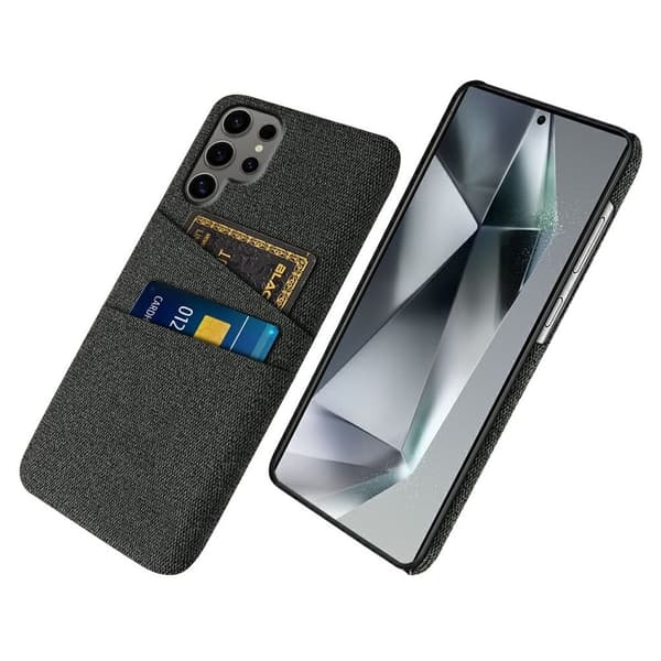 Samsung Galaxy S25 Ultra Case with Card Slots - Black