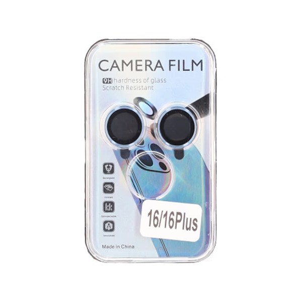 iPhone 16 /16 Plus Eagle Eye Sky blue Camera lens glass protector AR +AF