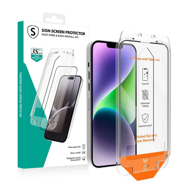 SiGN Screen Protector iPhone 12/12 Pro – EZ Apply with dust free applicator