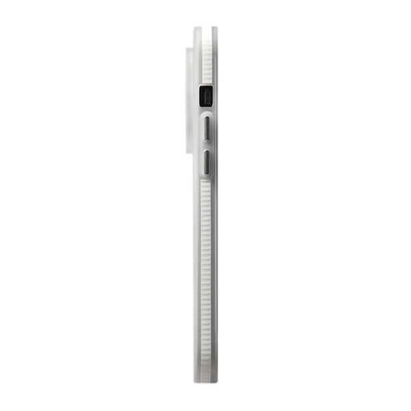 iPhone 12 Pro Max Mobilskal Korrugerad med Magsafe Rvelon - Vit