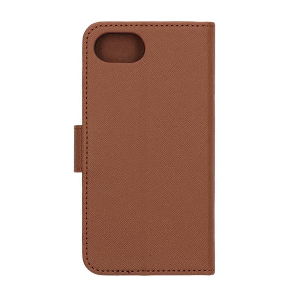 Flip Stand Leather Wallet Case For iPhone 16e- Brown