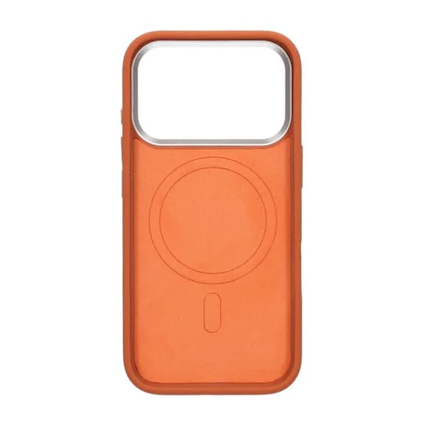 Mobilskal Silikon med Magsafe för iPhone 17 Pro Max - Orange