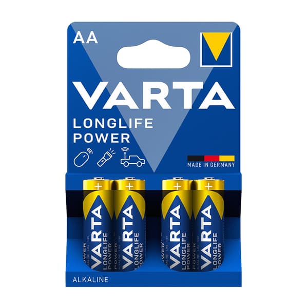 Varta Longlife LR6 AA Battery 4-pack