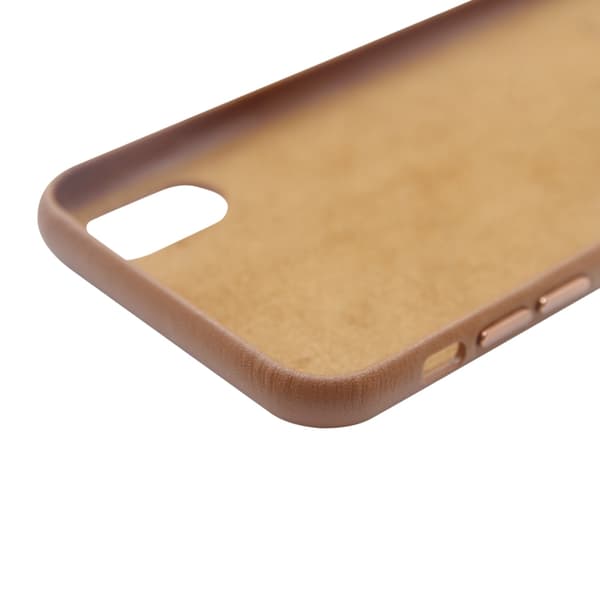 Leather case for iPhone X and XS - Brown