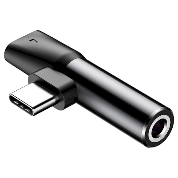 Original Baseus L41 Adapter 2xUSB-C (Hane & Hona) till AUX 3.5