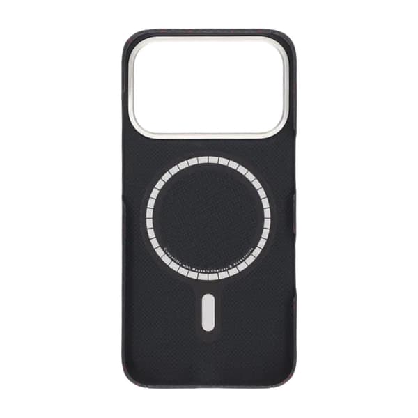 Kevlar Woven Magnetic Case - iPhone 17 Pro Black Check