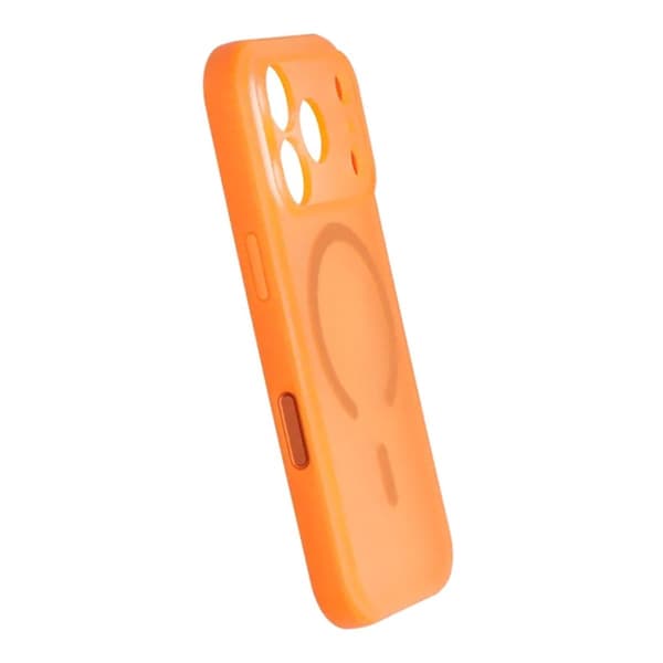 Slimmat MagSafe-skal med kameraskydd för iPhone 17 Pro Max - Orange