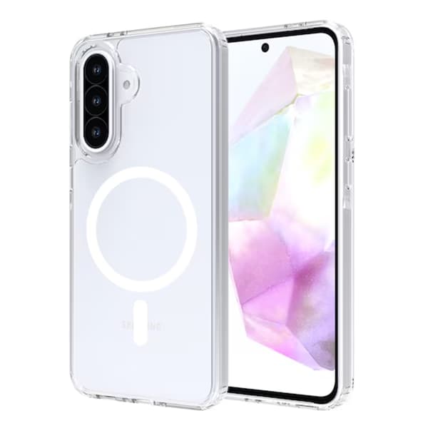 Rvelon Magsafe Case for Samsung Galaxy A36 - Transparent