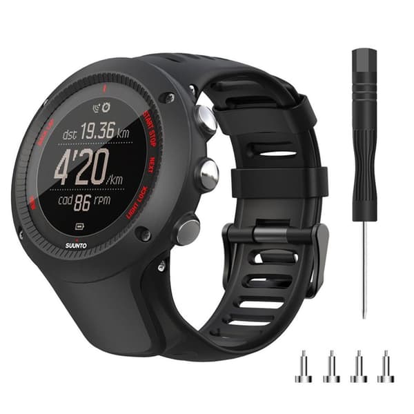 Sunnto Ambit Smartwatch Silicone Watch Strap – Black