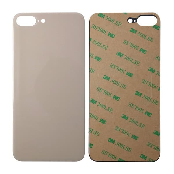 iPhone 8 Plus Back Glass with Adhesive Tape - Gold
