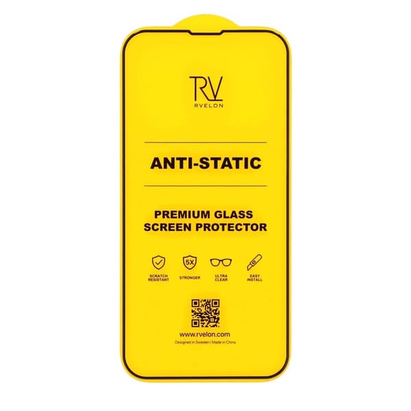 Screen Protector iPhone 13/13 Pro/14/16e - 2.5D High Aluminum Tempered Glass RV Bulk no frame