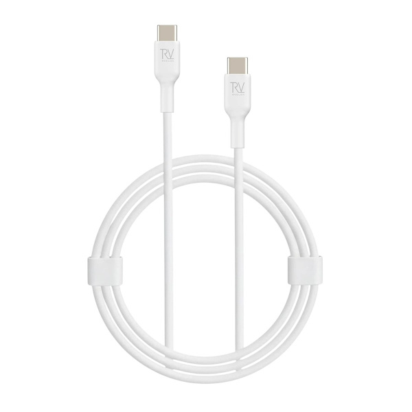 Rvelon USB-C Charging Cable 60W Fast Charging 2m - White