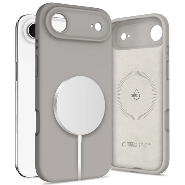 Tech-Protect Silicone MagSafe Case for iPhone Air - Gray