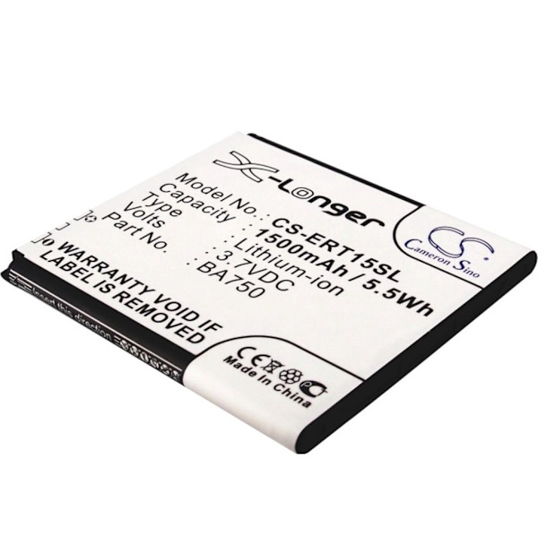 Battery for BA-750 replacement battery