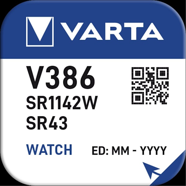 VARTA Silver Coin button cell battery V386 / SR43