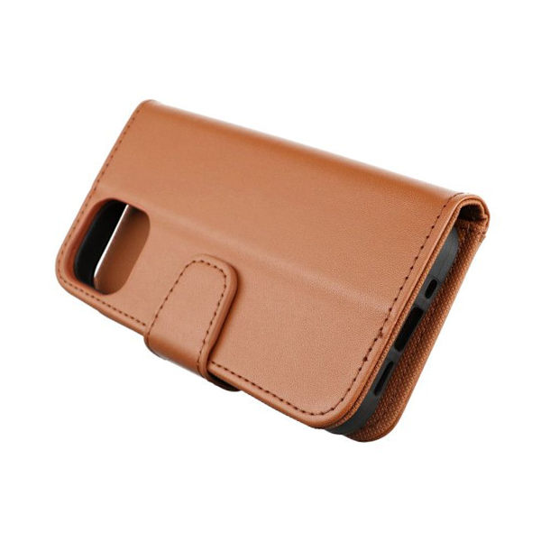 iPhone 13 Pro Plånboksfodral Extra Kortfack Rvelon - Guldbrun