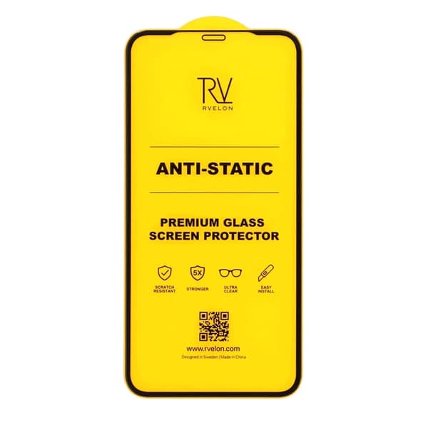 iPhone 11 Pro Max/XS Max 3D Tempered Glass Black Rv packing no instlation frame