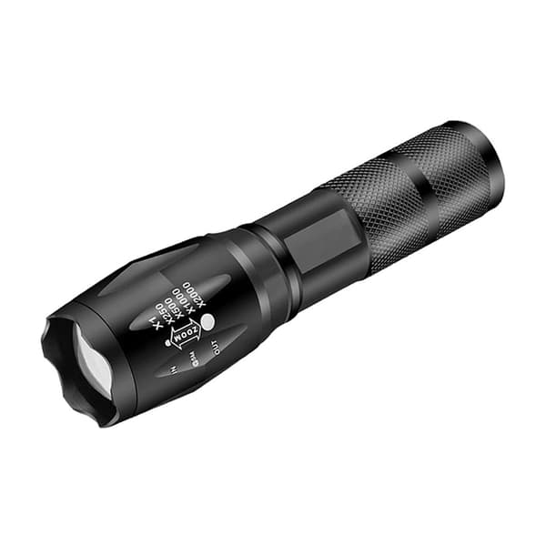 High Power Led Flashlights Camping Torch 5 Lighting ModesAluminum Alloy Zoomable Light Waterproof Material