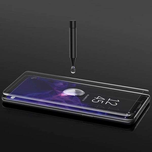 Samsung Galaxy S9 Plus MOCOLO UV Skärmskydd i 3D Härdat Glas