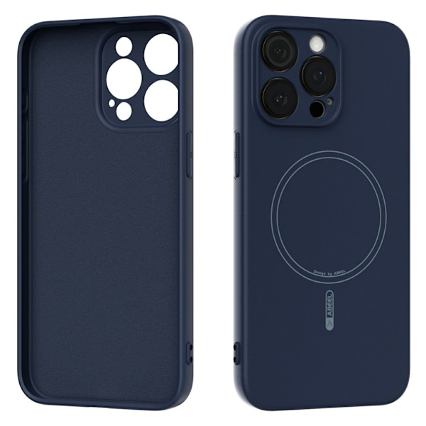 Abeel iPhone 13 Pro Max Case MagSafe Liquid Silicone - Dark Blue