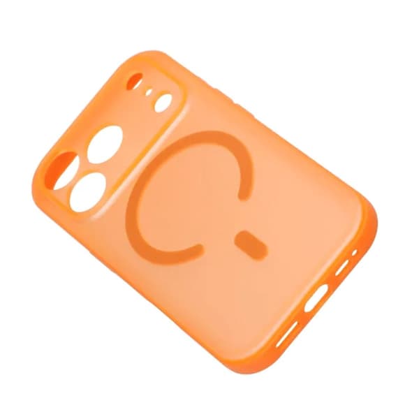 Slimmat MagSafe-skal med kameraskydd för iPhone 17 Pro Max - Orange