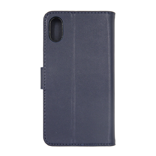 iPhone X/XS Plånboksfodral Läder med Stativ - Blå