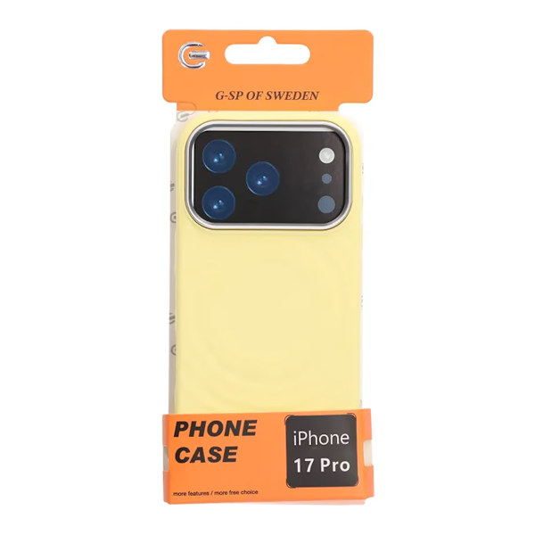 Mobile Case Silicone with Magsafe for iPhone 17 Pro Max - Yellow