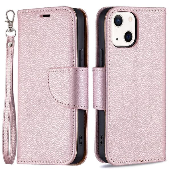 iPhone 13 cover with strap - Rose gold