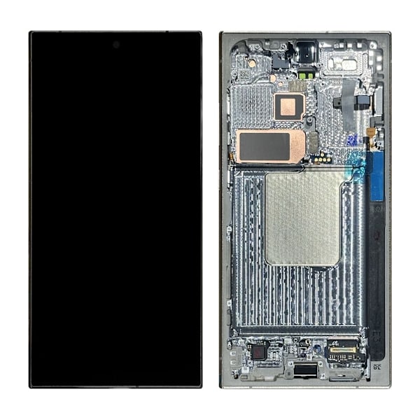 Samsung Galaxy S24 Ultra Original Display Assembled Frame - Grey