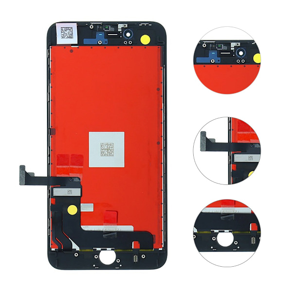 iPhone 8 Plus LCD Skärm Refurbished - Svart