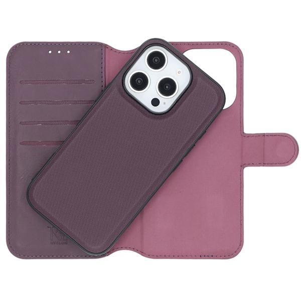 iPhone 16 Pro Max Wallet Case Magnet Rvelon - Purple