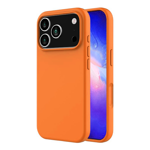 Rvelon Mobilskal Silikon MagSafe för iPhone 17 Pro - Orange