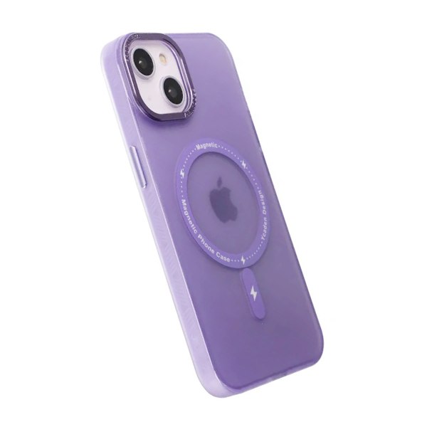 iPhone 14 Plus Mobilskal med MagSafe - Frostat Lila