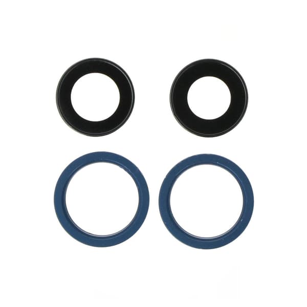 iPhone 13 Mini and 13 Camera Lens with Frame - Blue