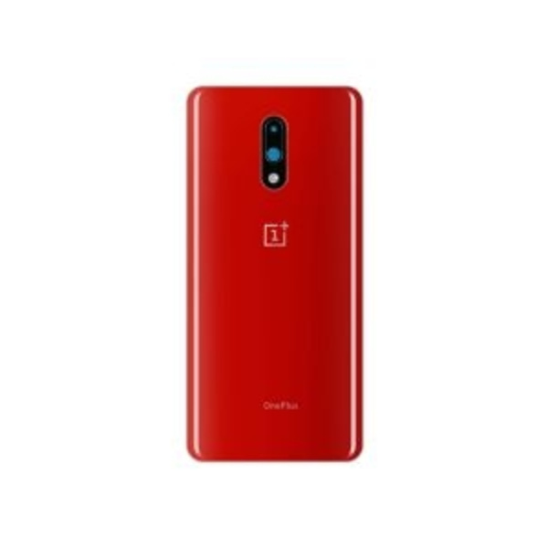 OnePlus 7 Baksida med tejp - Röd