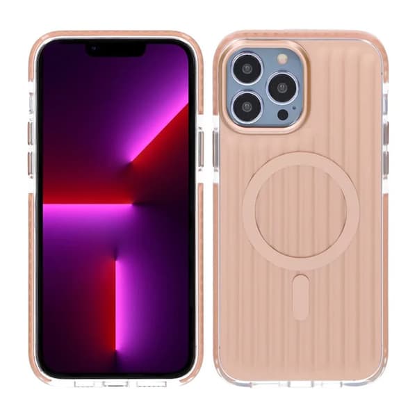 Patterned TPU Case for iPhone 13 Pro Max with MagSafe - Gold