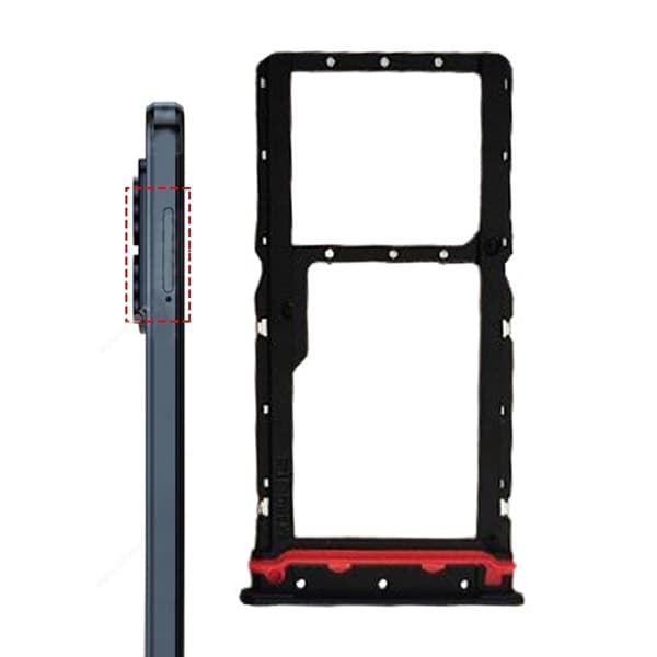 Motorola Moto G84 5G SIM Card Holder - Black