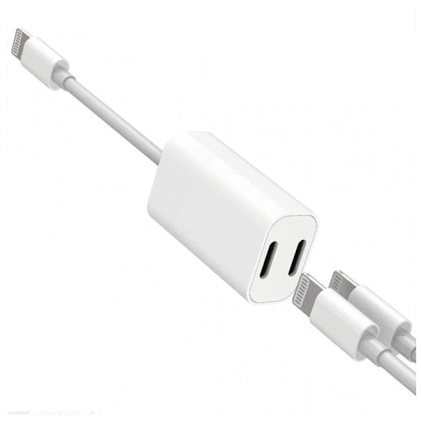 SiGN iPhone 7/7Plus Lightning Adapter för laddning & earpods,