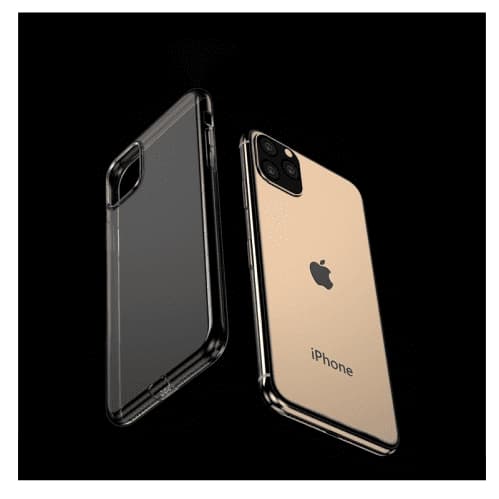 SiGN Ultra Slim Case för iPhone 12/12 Pro - Transparent Svart