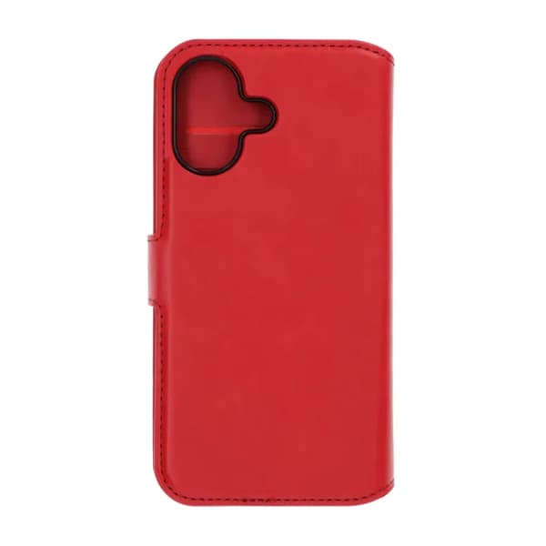 Rvelon Plånboksfodral Magnet för iPhone 17 - Röd