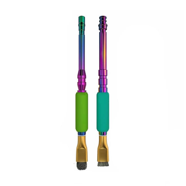 MiJing Pad Cleaning Sideburns Brush 2pcs and Box