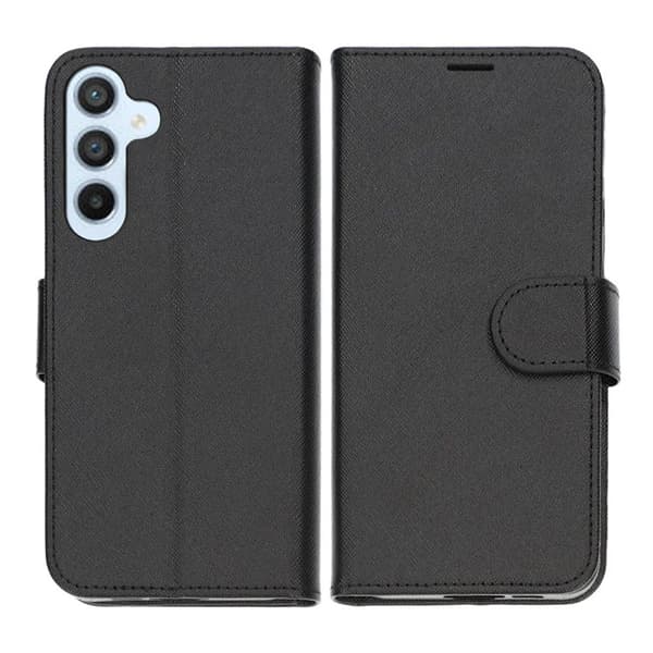 Samsung Galaxy A55 Wallet Case with Stand - Black