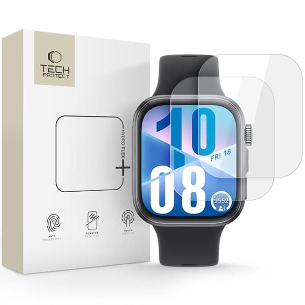 Tech-Protect Hofi Hydro Flex+ Screen Protector for Huawei Watch Fit 3/4, 2-pack