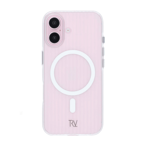 iPhone 16 Mobile Case Corrugated Magsafe Rvelon - Transparent