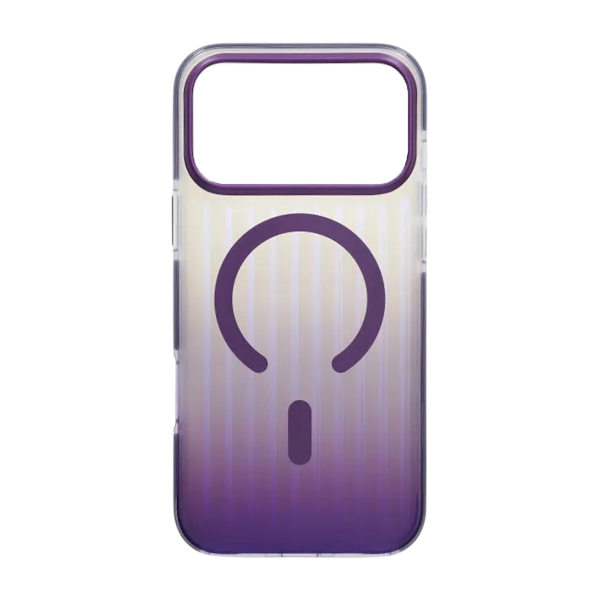 Mobilskal Korrugerad MagSafe för iPhone 17 Pro Max - Mörklila