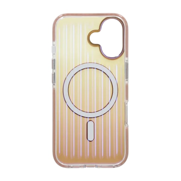 Corrugated Gradient Magnetic Case For iPhone 17 Desert Gold