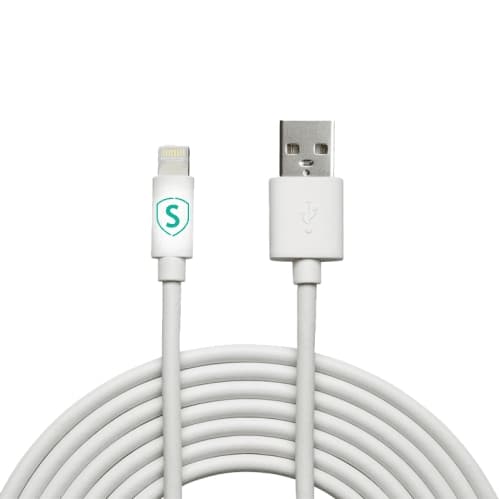 SiGN Lightning-kabel till iPhone / iPad, MFi-certifierad - 2 m Svart
