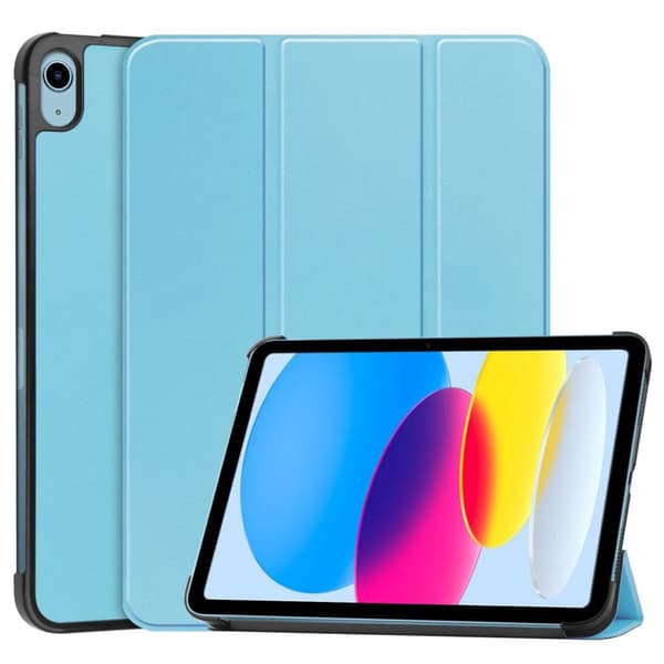 iPad A16 11" 2025/10.9" 2024 Tri-Fold Cover in PU Leather - Blue
