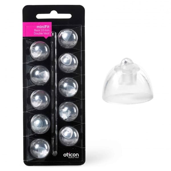 Oticon Dome Bass double minifit 10mm Modell Alta/Nera(10/frp)